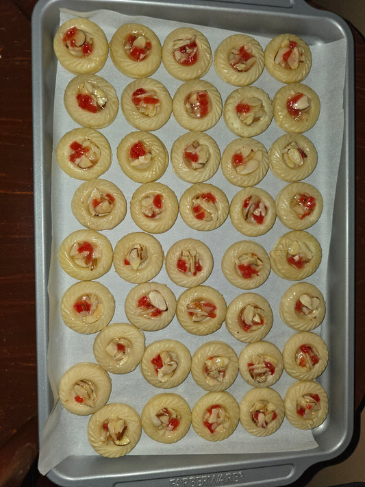 Moroccan Strawberry Almond Cookies